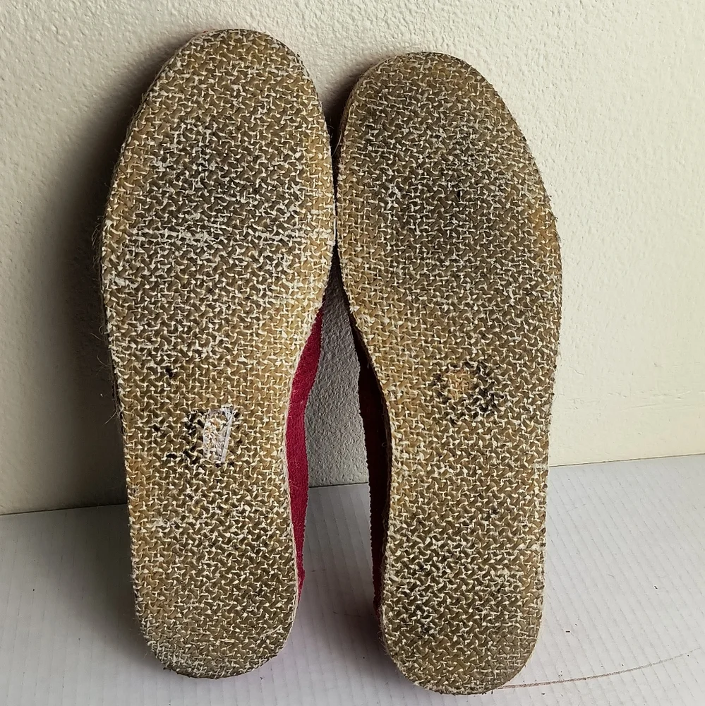 Toms Men's 12 Red Loafers & Slip-Ons  Classic Canvas Espadrille